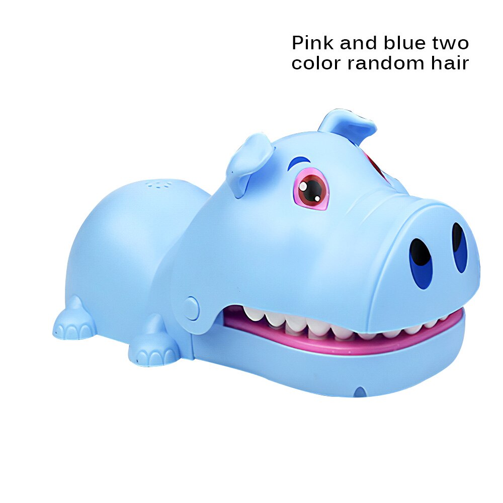 Mouth Dentist Bite Finger Toy Large Crocodile Pulling Teeth Bar Games Toys Kids Funny Toy For Children Kids Game Biting Finger: random pig