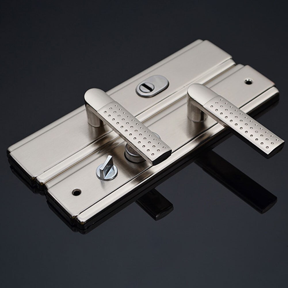 1Pair Durable Easy Install Door Handle Grip Indoor Safety Stainless Steel Universal Anti-theft Outer Hardware Locks Accessories