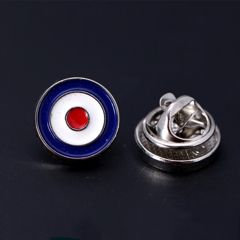 Étrange fun petit collier broche vêtements collier petite broche cible petite broche personnalité rouge coeur collier broche