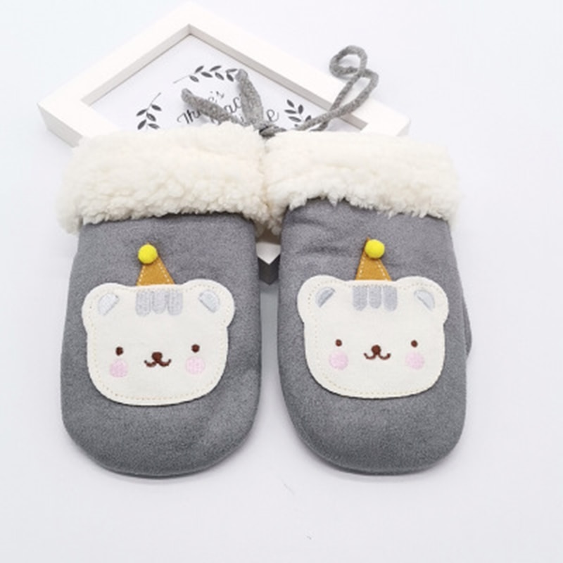 Winter Handschuhe Niedlichen Baby warm Karikatur Fäustlinge unisex Warme voll-Finger handschuhe