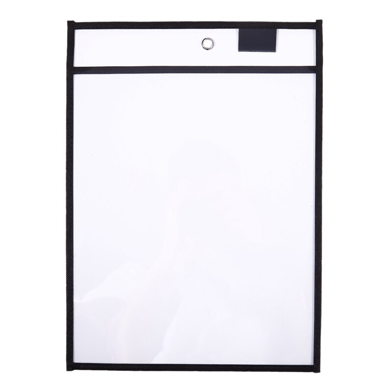 30 Pack Dry Erase Tasche IN PVC Trasparente Cucito Secco Cancellare File Sacchetto Riutilizzabile Secco Cancellare Borsa