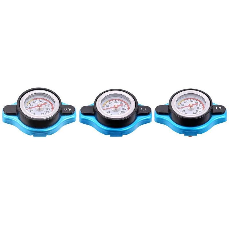 Tapa Universal para radiador de coche de cabeza pequeña, cubierta para medidor de temperatura del agua, calibrador termostático 0,9/1,1/1,3 Bar, accesorios para automóviles