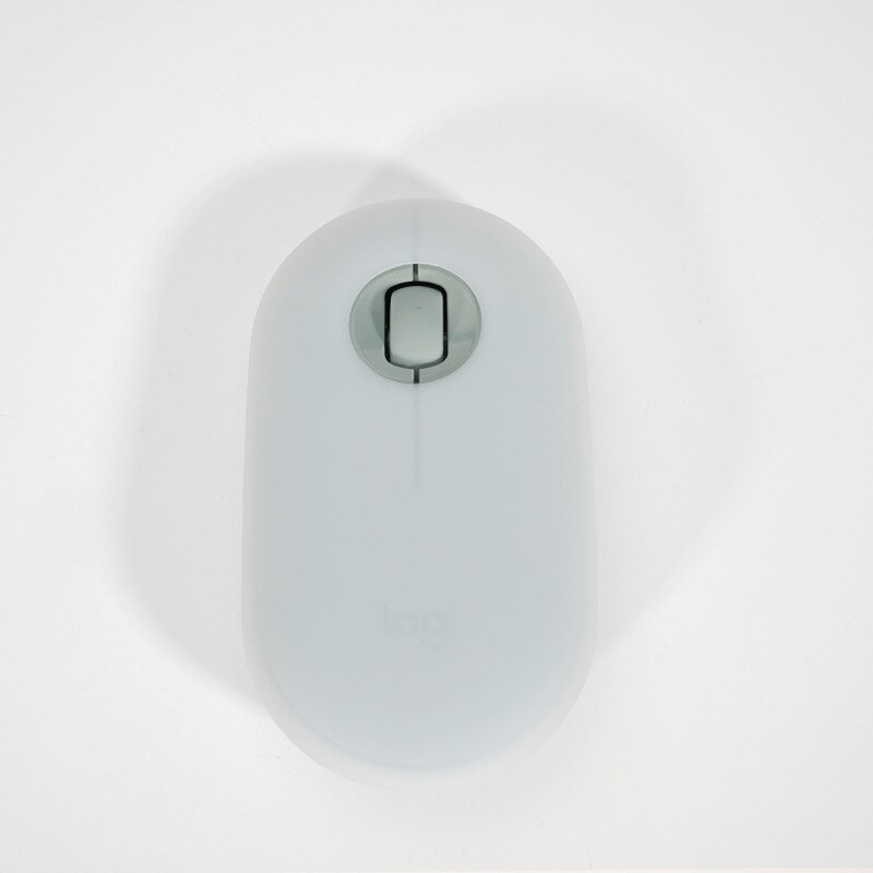 Funda de ratón inalámbrico, funda Ultra delgada a prueba de golpes para ratón inalámbrico Pebble: transparent