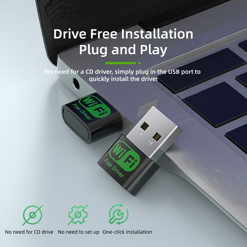 150 Mbit/s 802.11n USB-Wireless-Adapter Mini-USB-WLAN-Netzwerkkarte für PC-Desktop-Computer Kostenloser Treiber WLAN-Empfänger