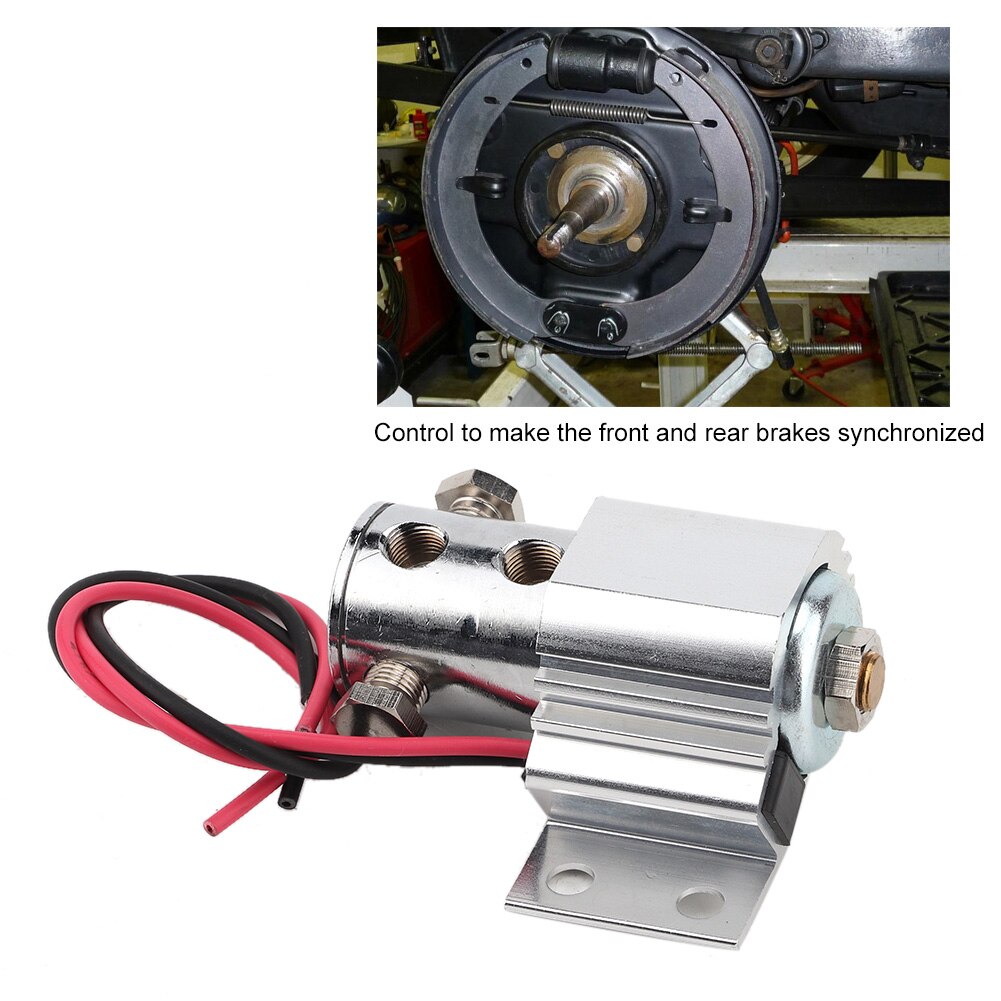 brake induction line Lock Stainless Steel Brake Roll Control Electric Kit Car Accessories Works with 12-16 volt electric systems