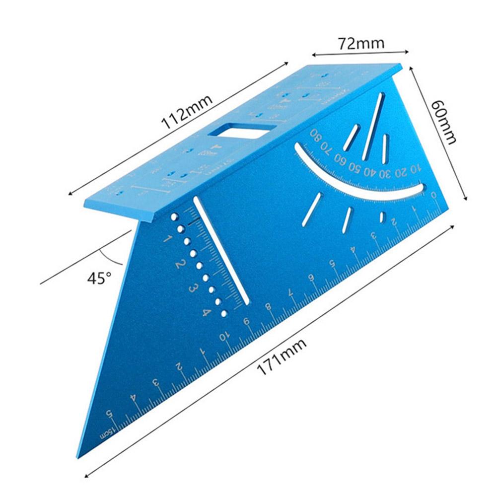 Hifrom Règle de Mesure Multi-angle, Règle Pliante en Alliage d'Alm à 12 Hifrom Règle de Mesure Multi-angle, Règle Pliante en Alliage d'Alm à 12