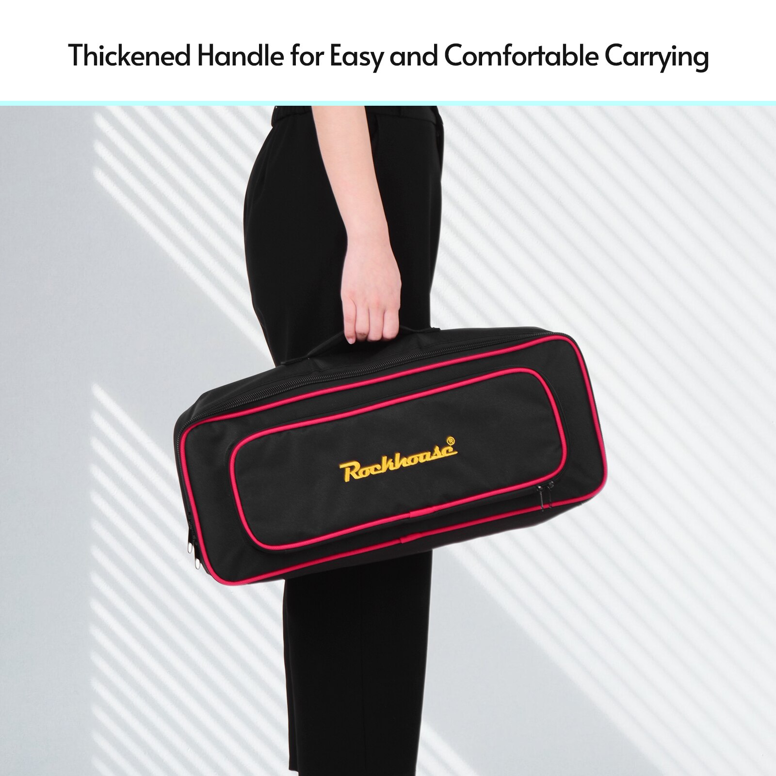 Rockhouse håndholdt gig taske bæretaske pedalbræt taske til rpb -3 effekt pedalbræt til  gt1/ gt1b integrerede effektpedaler