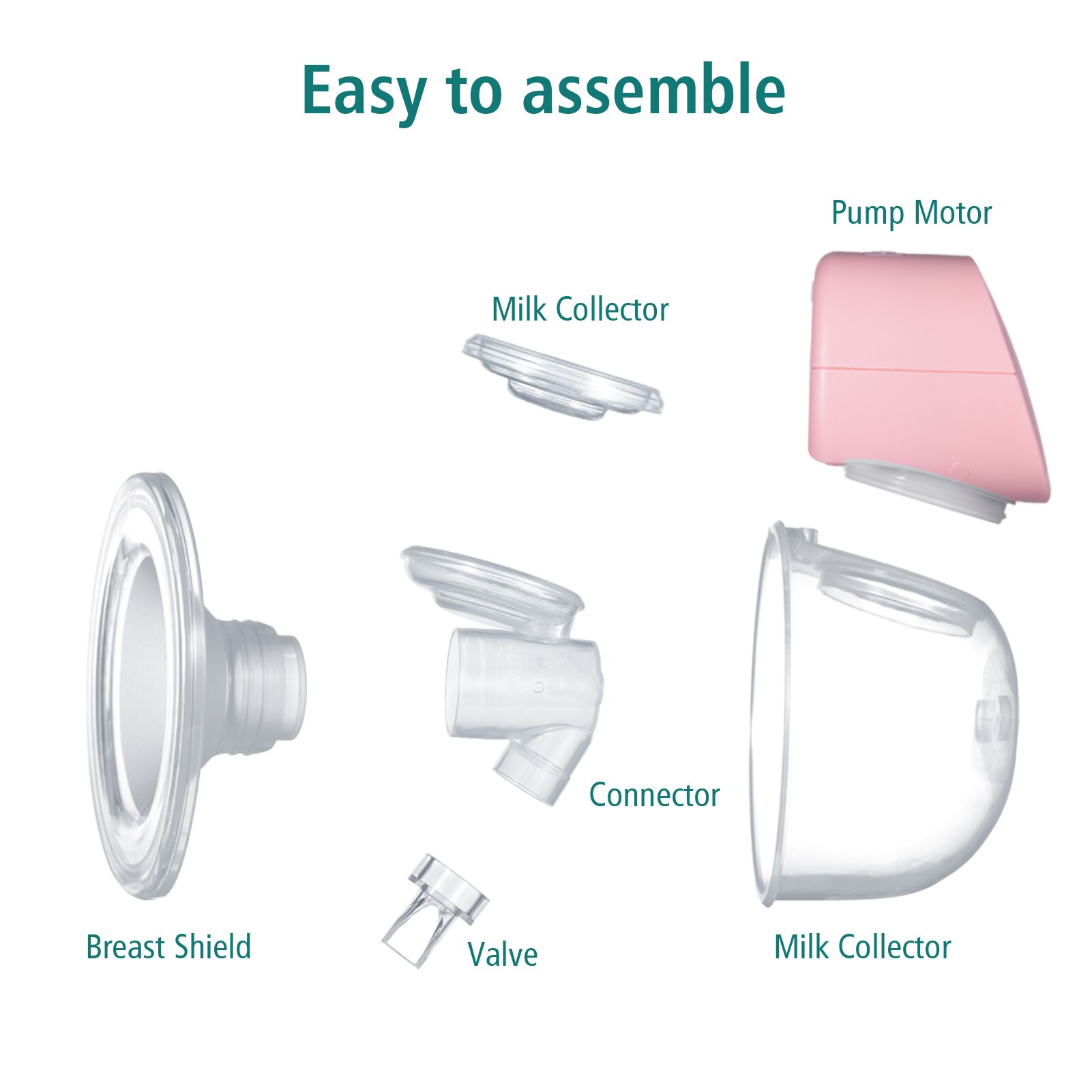 Draagbare Elektrische Borstkolf Baby Accessoires Stille Onzichtbare Handen Gratis Borst Pompen 2 Modus 5 Niveau Verstelbare Voor Hometravel