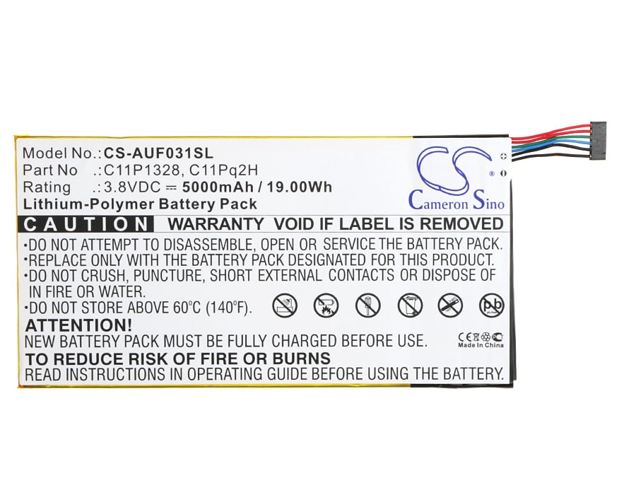 Cameron Sino 5000mAh Battery C11P1328 for Asus K010, TF103CG,TF103CX,TF103,TF103C, TF103C-1A009A,TF103C-1A010A, TF103C-1A028A