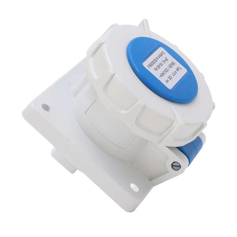 Motorhome Socket 3 Cores 2P+E Industrial Socket for Chemical Industry Agriculture