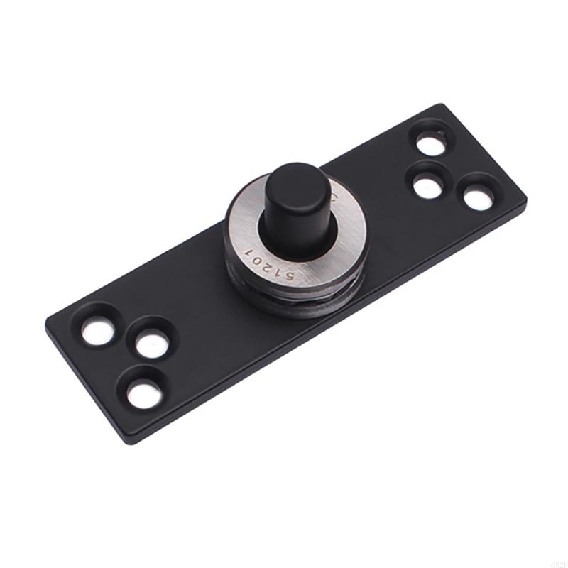 652F 360 Degree Rotating Concealed Hinge Invisible Door Hinge Corrosion Resistant Hinge Upgrades for Cabinet door & Wardrobes: black