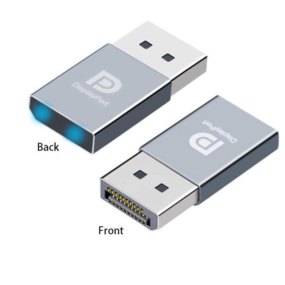 4K DP DisplayPort Plug Virtual Monitor Remote On Hold Wakeup Adapter 3060 Graphics Card Load Converter EDID Lock Screen Emulator