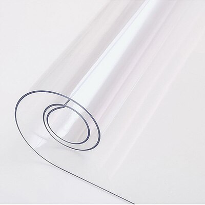 Table Cloth Rectangular Transparent Pvc Oilcloth for Table Waterproof Silicone Tablecloth Table Cover Soft Glass Living Room 1mm: 40X240 CM