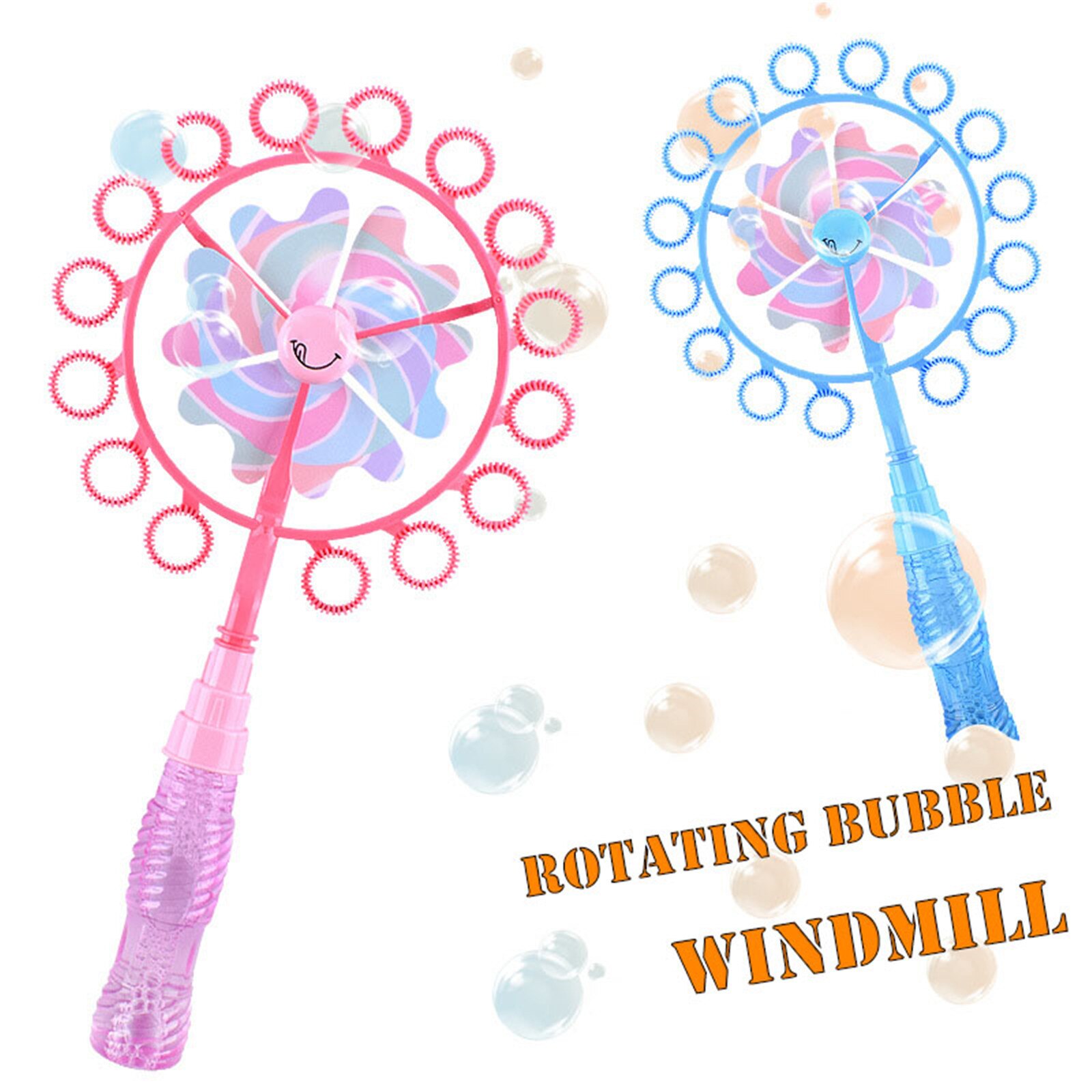 Windmolen Bubble Blower Stok Kinderen Outdoor Wedding Party Verjaardag Zeep Bubble Blower Machine Kinderen Verjaardagscadeautjes LL3