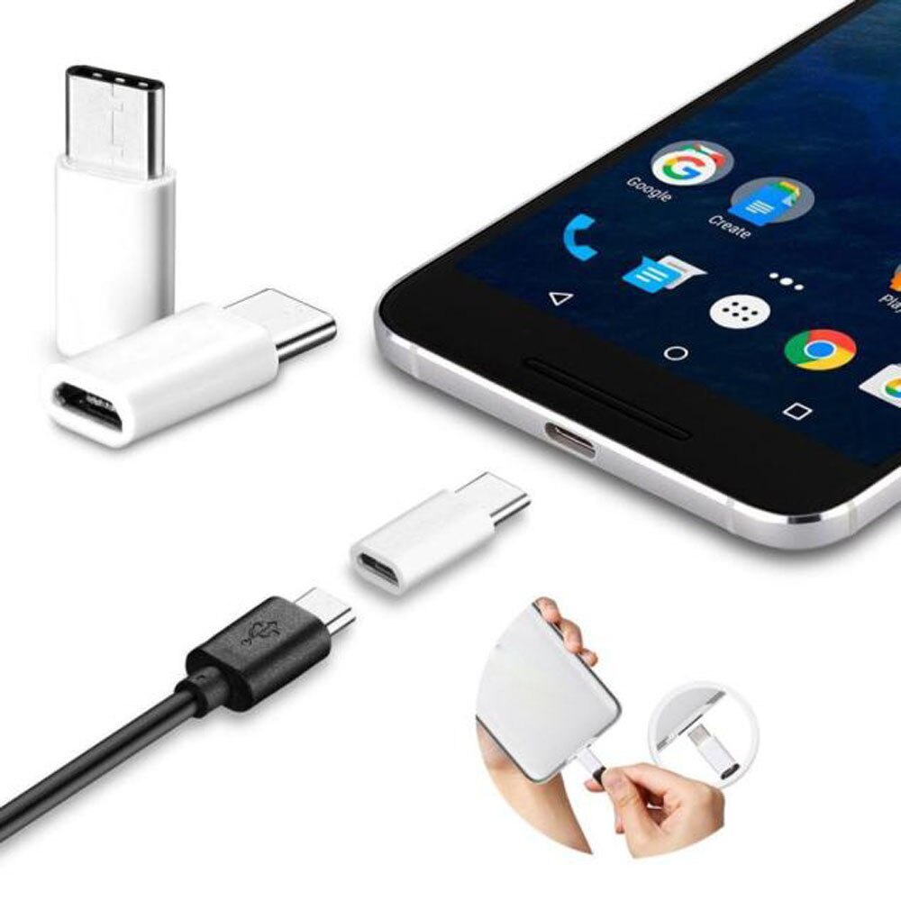 5 Pack Tragbare USB-C Typ-C Männlich zu Mikro USB Weibliche Daten Ladung Adapter Bieten Superspeed beladen und Übertragen Von