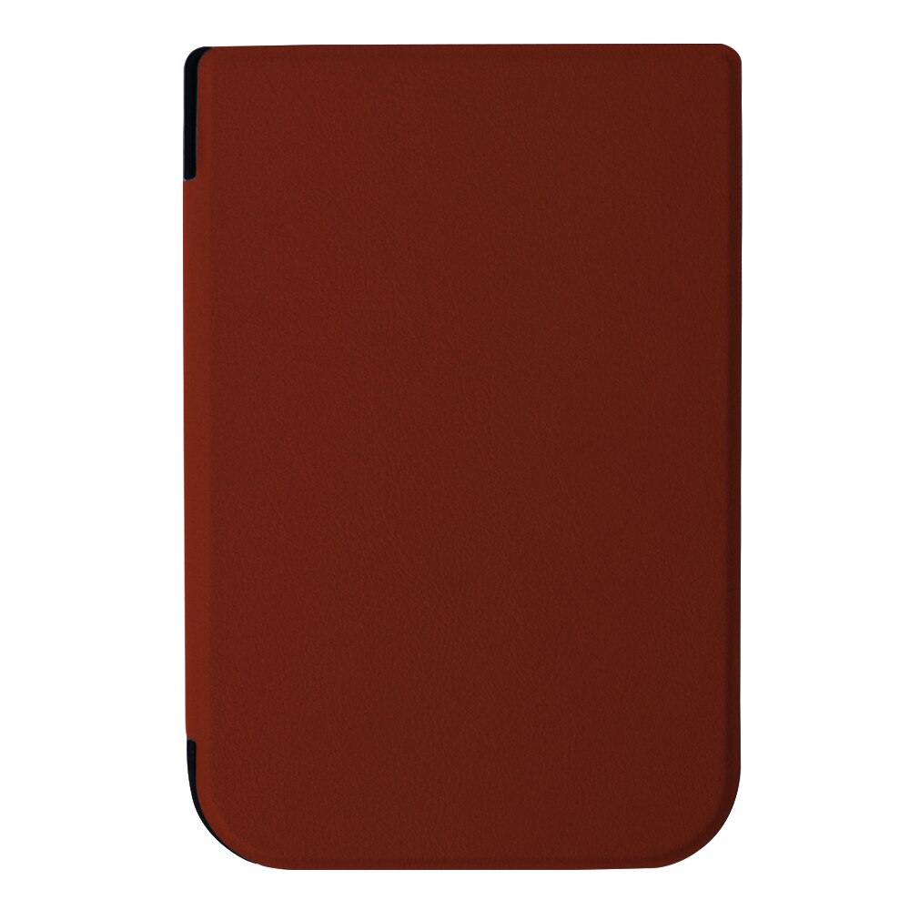 Smukła obudowa do Pocketbook 631 Plus, inteligentne etui ze skóry PU do Pocketbook dotykowy HD 631, magnetyczny Funda do Pocketbook dotykowy HD 2: Brown