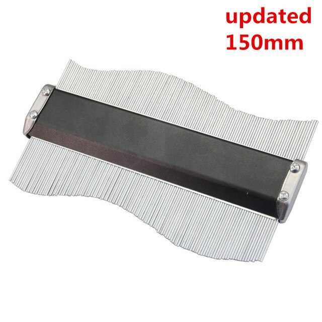150mm Contour Gauge Deep Decorating Template Tiling Steel Metal Tiling Skirting Laminate Profile Wood Shape: updated 150mm