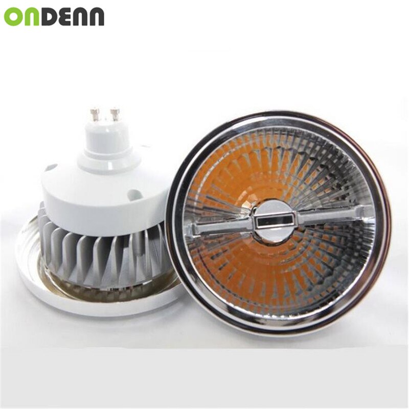 High Power 15W COB AR111 LED lamp Dimmable G53 GU10 15W COB LED Ceiling lamp QR111 LED Spotlight AC110-240V/DC12V LED Lamp Light
