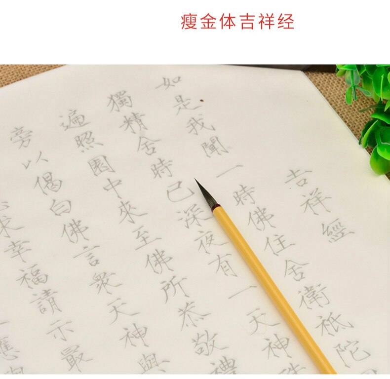 Shoujinti Copybook Chinese Basic Strokes Brush Calligraphy Copybook 10pcs Song Huizong Calligraphy Tracing Xuan Paper Copybook: D