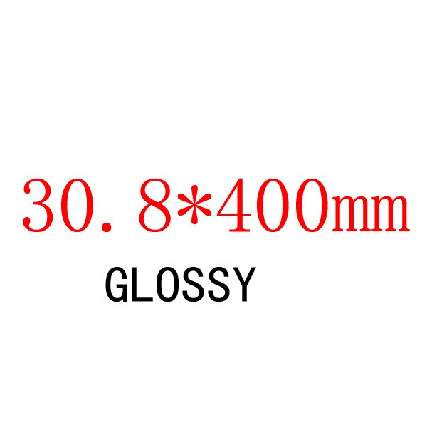Mcfk 3k reggisella per bicicletta in fibra di carbonio MTB Road Bike Super Light Tube Mountain Cycling Parts lunghezza 165g 450mm: 30.8x400 gloss