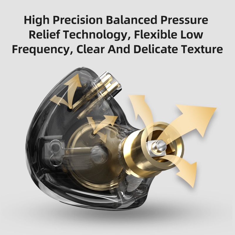 Cca C10 Pro 1DD + 4BA Hybrid Drivers In Ear Oortelefoon Hifi Monitoring Oortelefoon Headset Met 2Pin Connector Cca C12 c16 CA16 Zsx Zsn