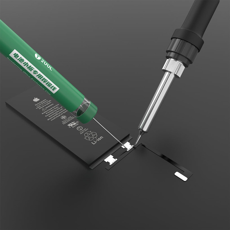 2UUL SC39 Soldering Wire for Mobile Phone Battery Metal Board 0.8mm*3m No Need Spot Soldering Machine Welding Tin Line