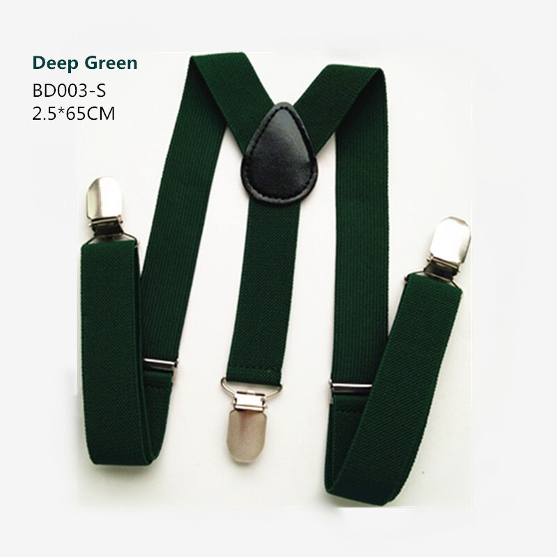 Bd003-  grønne serie unisex baby seler 3 klips på voksen seler y ryg børn seler: Dyb grøn s