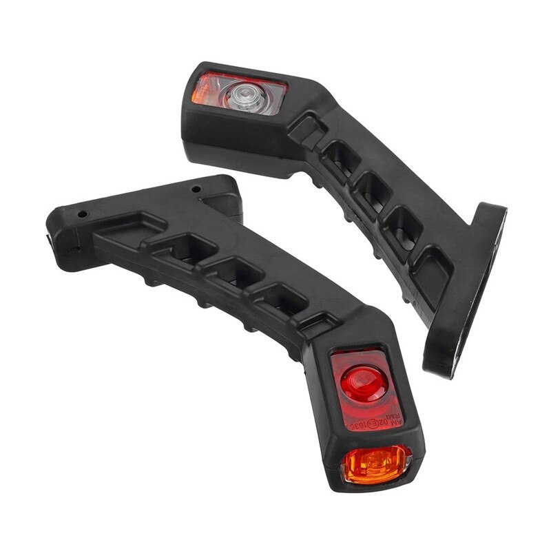 1 par sidemarkør tilhenger stoppsignal tilhenger lastebil 24v/12v trailer lastebil led stopp blinklys indikator caravan disposisjon markør