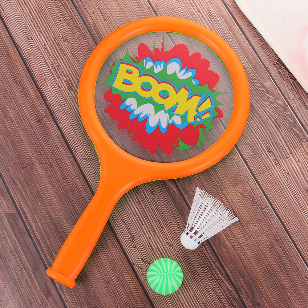 Kids Tennis Badminton Set Dubbele Rackets Lichtgewicht Plastic Shuttle & Ball Indoor Outdoor Games Intelligentie Ontwikkelen