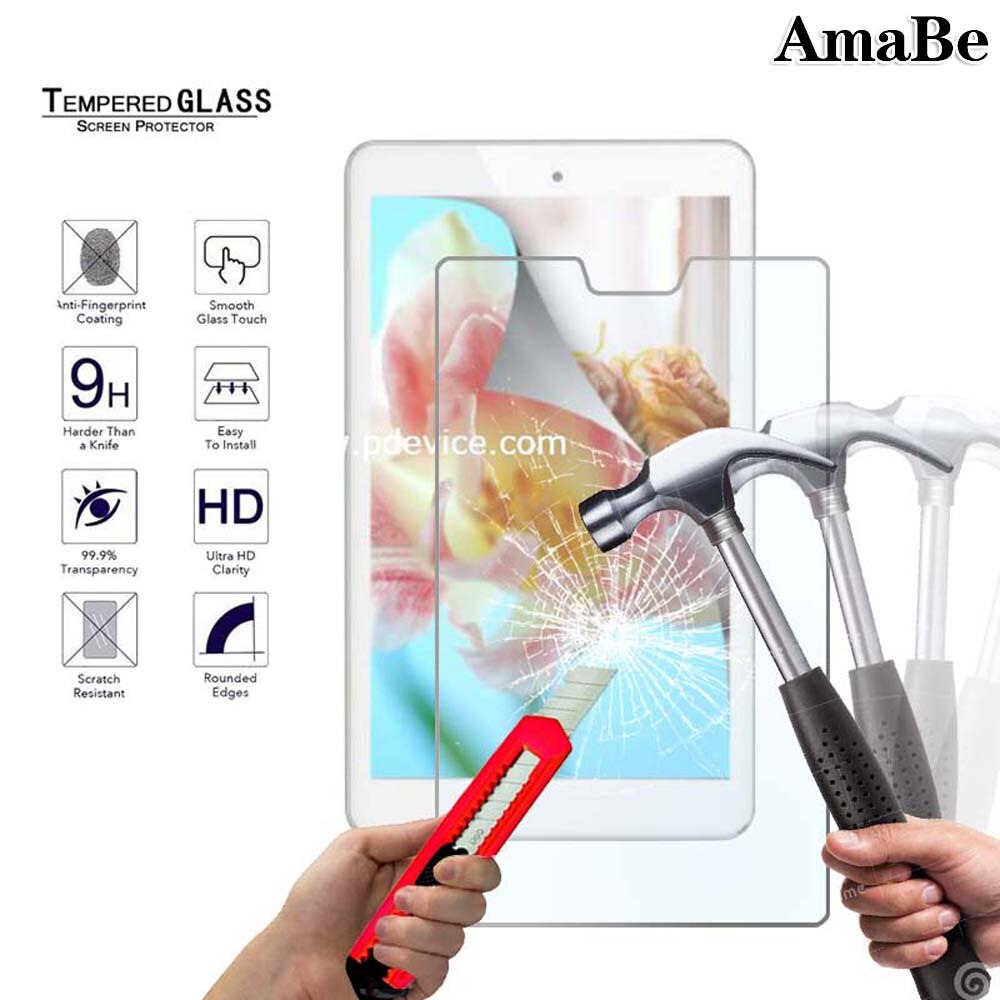 9H vidrio templado para cubo IWork 8 Air / IWorkAir Pro tableta Protector de pantalla para cubo X1 / T8 / T8 Plus 4G película de vidrio