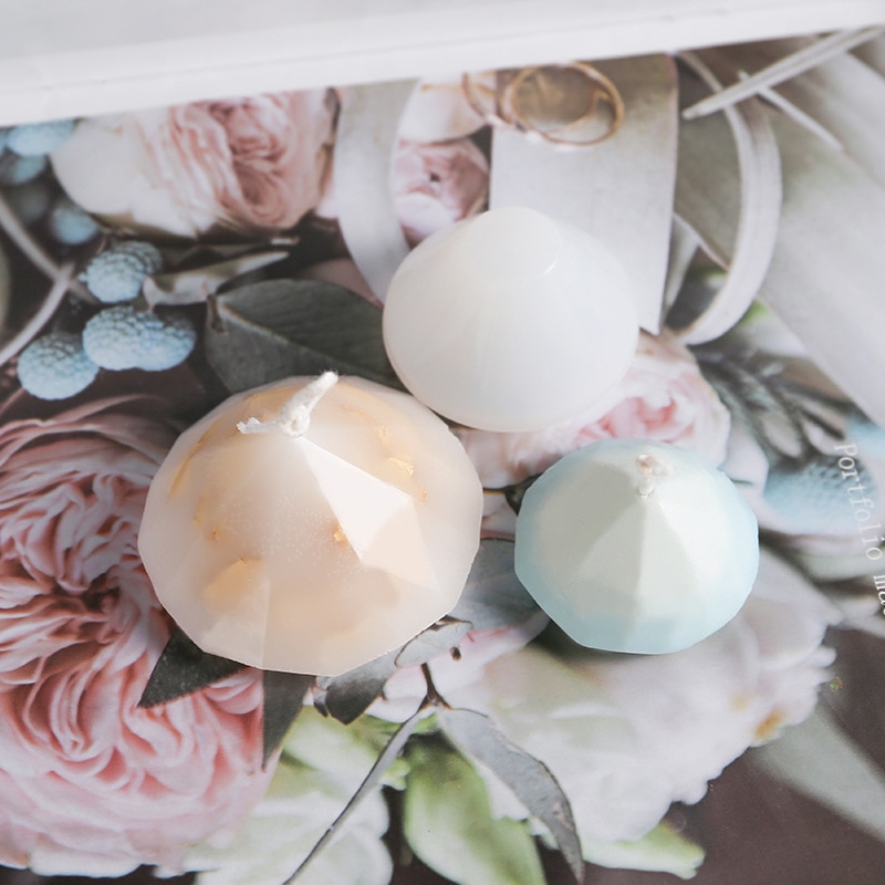 DIY Pyramid Cube Silicone Mold Candle Moulds Diamond Geometry Tool Triangular Pyramid Epoxy Resin Molds Candle Making Supplies