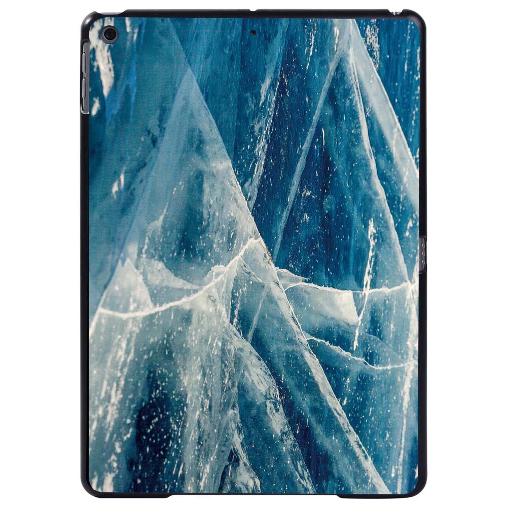 KK&LL For Apple iPad 7th Gen 10.2 inch A2200 A2123 tablet PC Plastic marble pattern Slim Stand Case Cover: azul marble