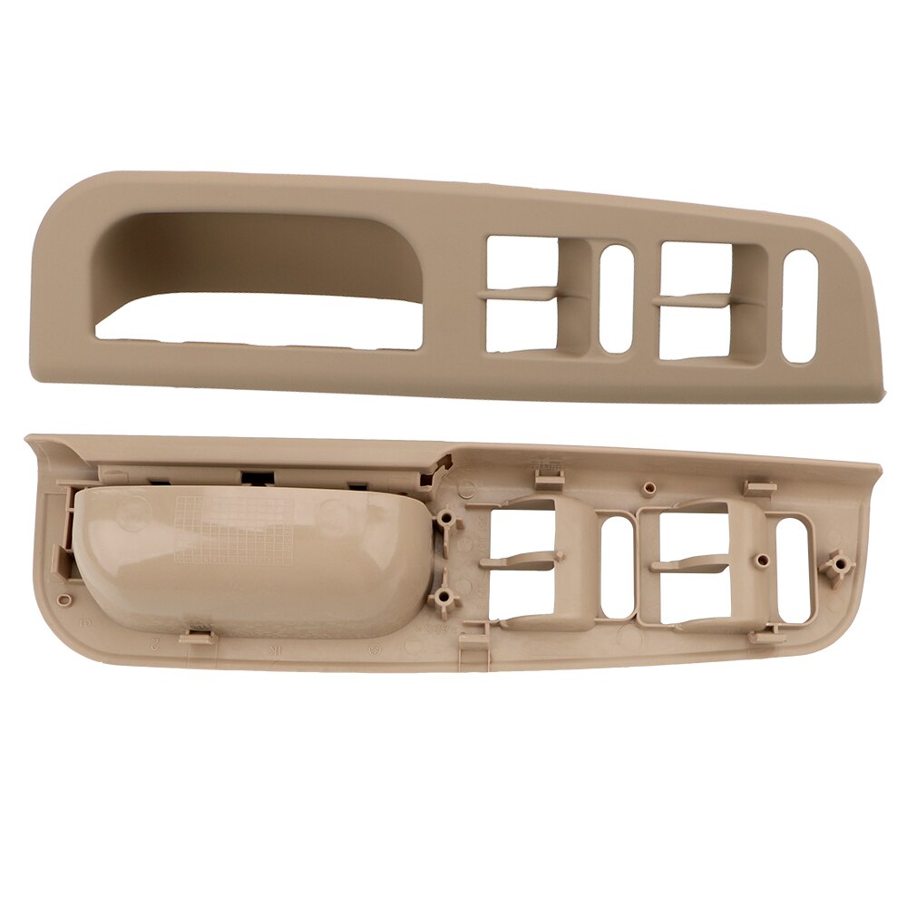 LEEPEE-Interruptor de Control de ventanas para coche, Panel de Control biselado para reposabrazos, lado del conductor, 1 Uds.