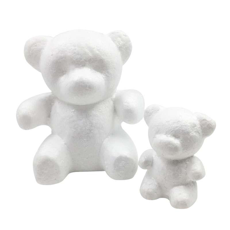 15*10cm modélisation polystyrène polystyrène mousse ours modèle fait à la main matériel bricolage ours fête de noël décoration fournitures