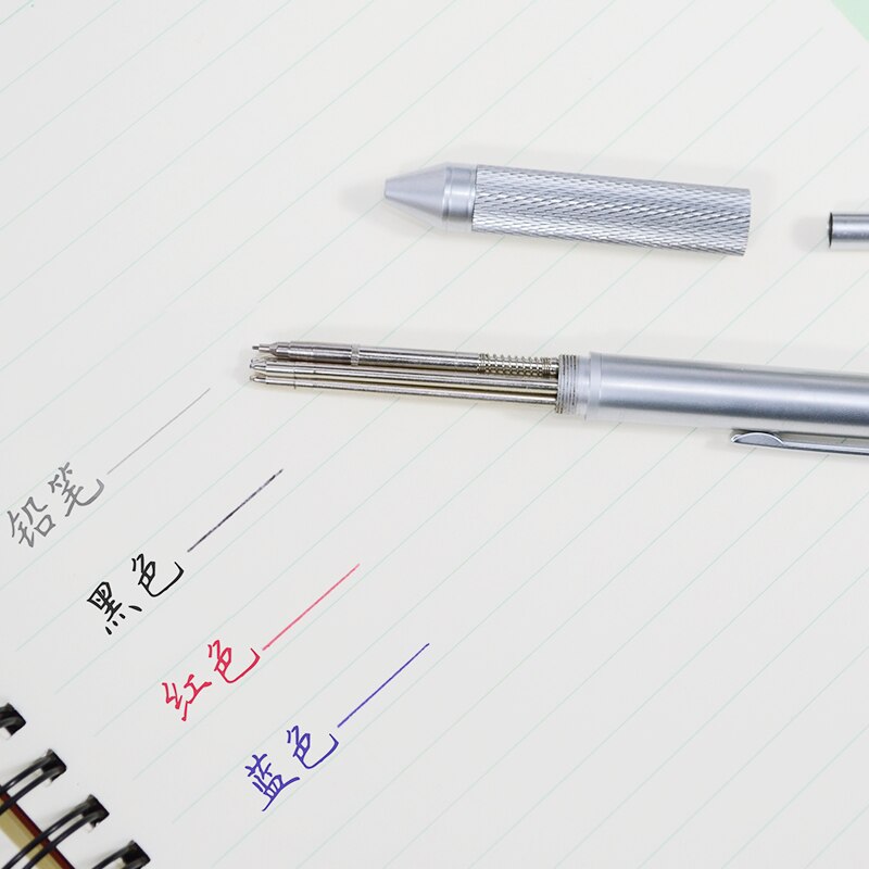 M & G plein métal multi-fonction stylo automatique crayon couleur stylo à bille pour apprendre des fournitures de bureau ADPY3501 avec boîte