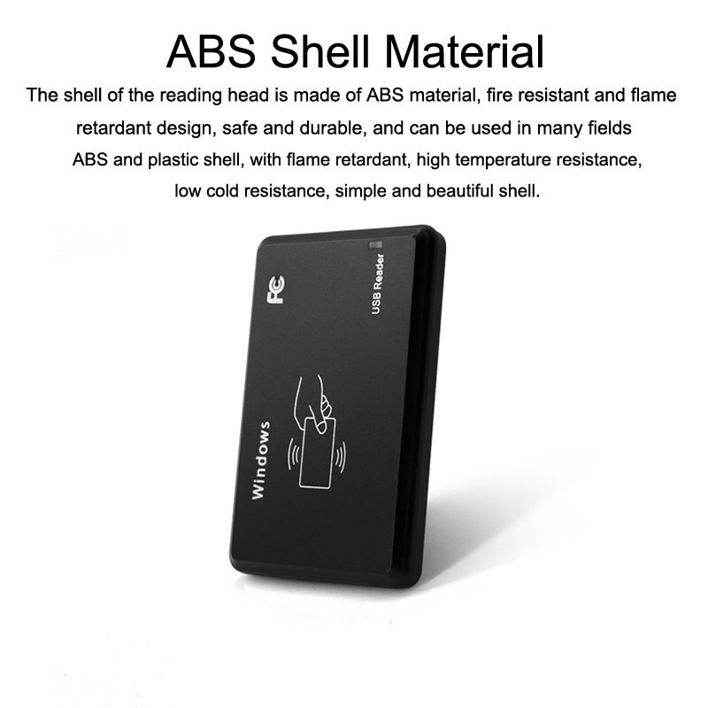125Khz RFID Reader EM4100 USB Proximity Sensor Smart Card Reader no drive issuing device EM ID USB RFID IC RFID Card Reader
