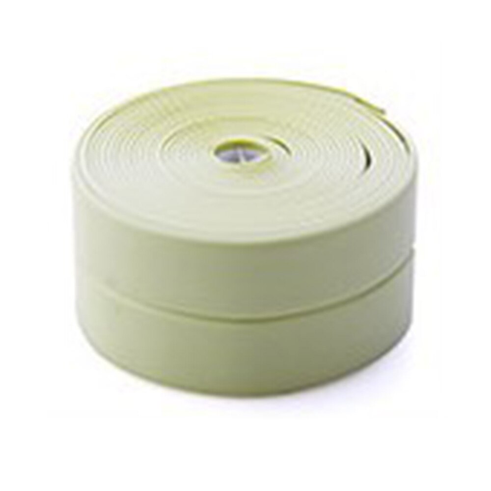 3.8x320cm PVC łazienka prysznic zlew wanna taśma uszczelniająca taśma biała wodoodporna olejoodporna samoprzylepna naklejka szkolne: zielony