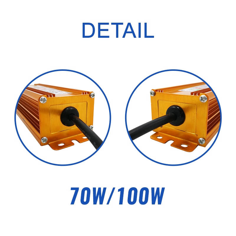 50W 100W High Power Constant Current LED Driver Waterproof IP65 Power Supply AC110-265V Input For Floodlight DC20-40V Output