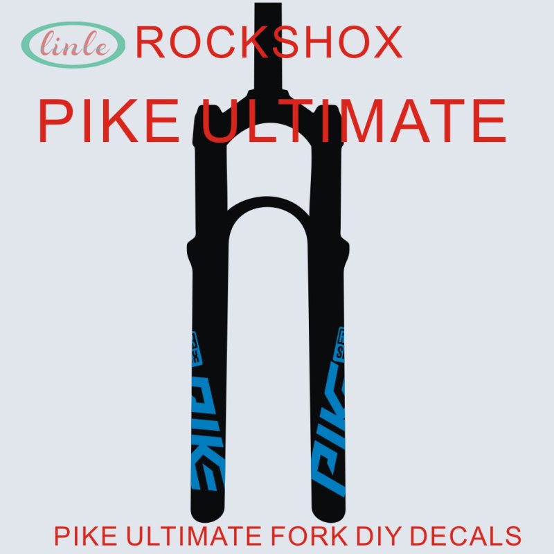 ROCKSHOX Pike Gabel Aufkleber Radfahren Fahrrad Gabel Aufkleber MTB Gabel Aufkleber Dekoration Film Vinyl