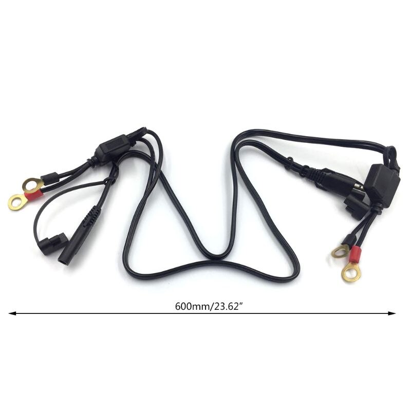 Borne de chargeur de batterie de moto 12V à SAE câble de déconnexion rapide accessoires de connecteur de sortie de batterie de moto