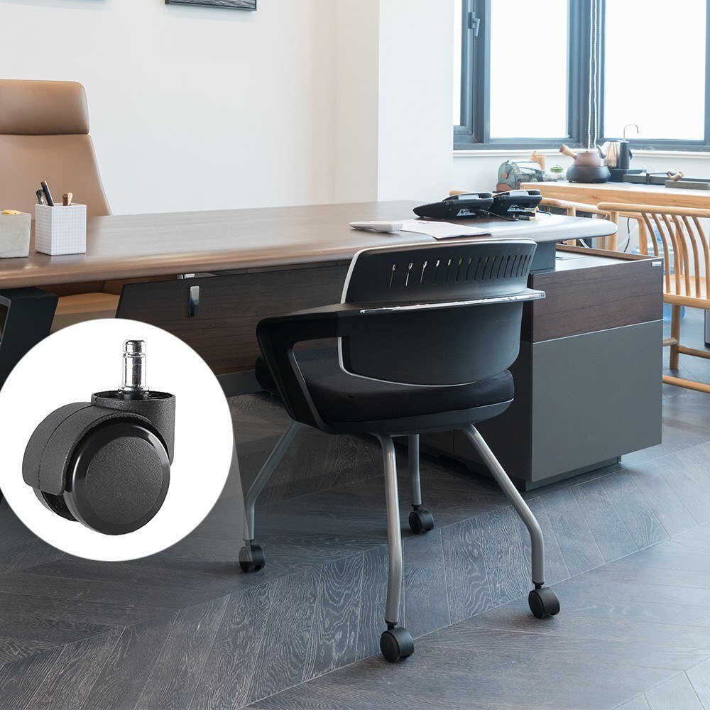 5pcs Replacement Office Chair Swivel Caster Wheels Office Roller Caster Wheels Computer Chair Swivel Caster Office Chair Casters