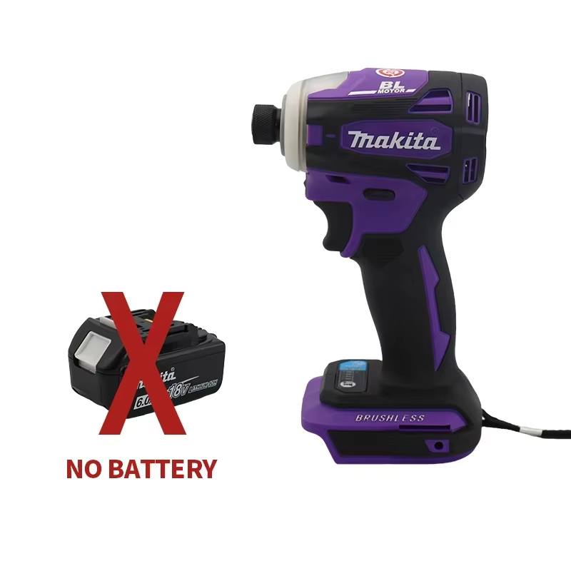 Makita DTD172 18 V Akku-Schlagschrauber, bürstenloser elektrischer Schlagbohrschrauber, wiederaufladbar, Elektrowerkzeuge für Holz/Ot/T-Modus: Schwarz