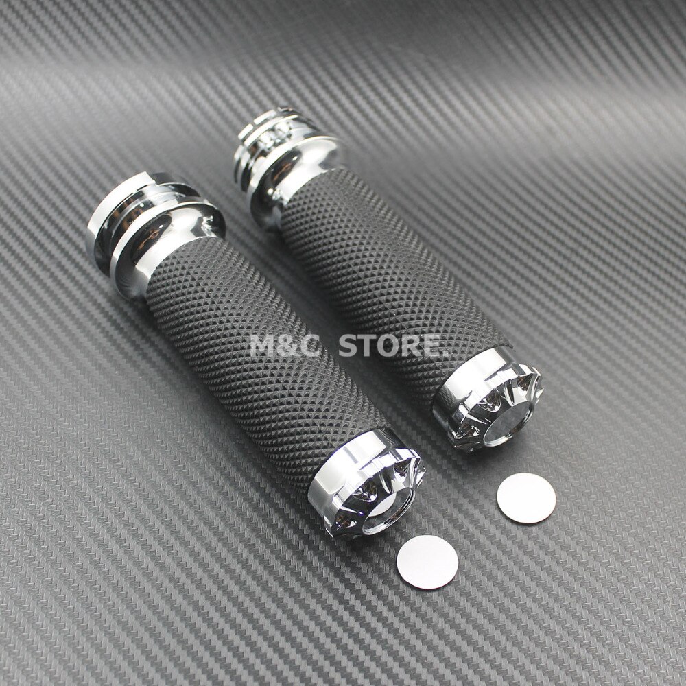 1 "CNC Stuur Hand Grips Voor Harley Sportster XL883 1200 Softail Touring Dyna Custom Cruiser Chopper
