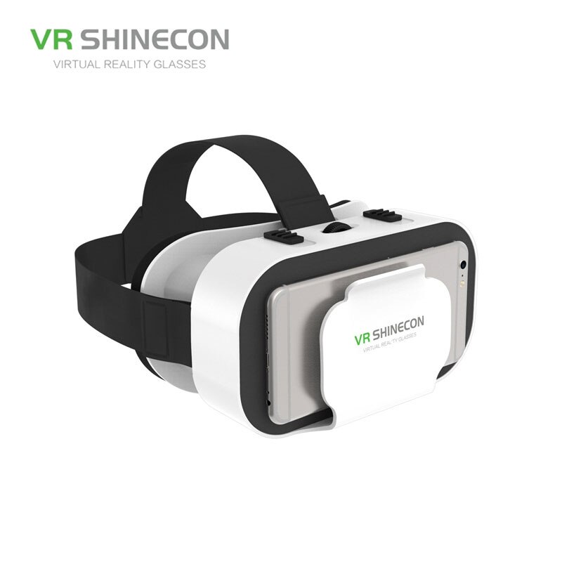 Vr Shinecon G05A Virtual Reality Hd Lens Headset Zuinig Universele 3D Vr Bril Casque Voor 4.7-6.0 Inch Android ios Telefoons