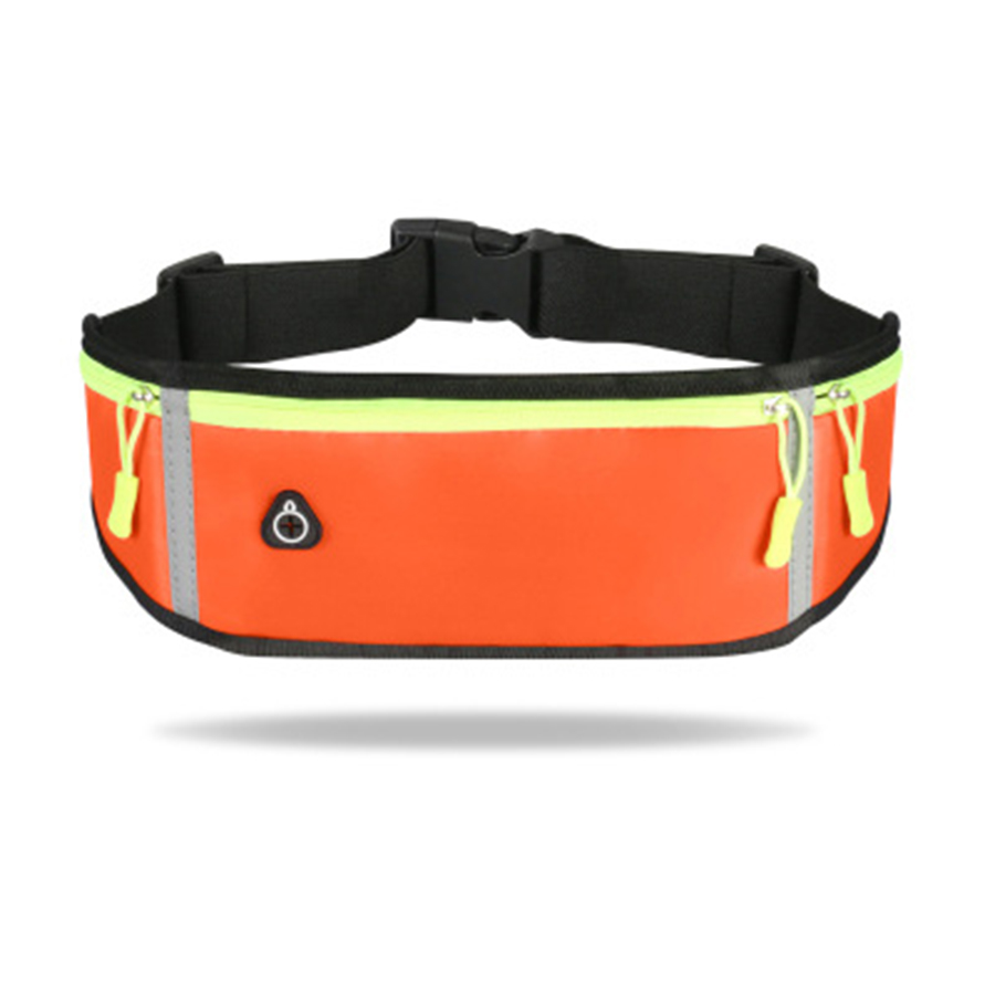 draussen-Sport-Hüfttasche, Lauf- und Fitness-Handytasche, wasserdichte kleine Hängetasche, Null-Geldbörse für Herren und Damen: Orange