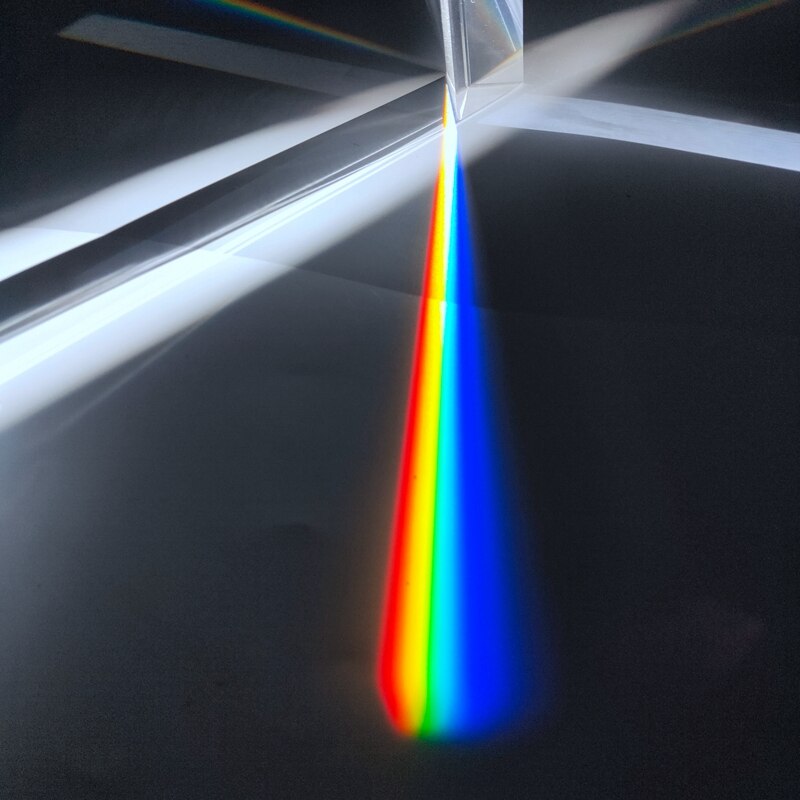 30mm * 30mm * 100mm Gleichseitiges Dreiecks Prisma Fotografie Regenbogen Prisma Optische Experiment Foto