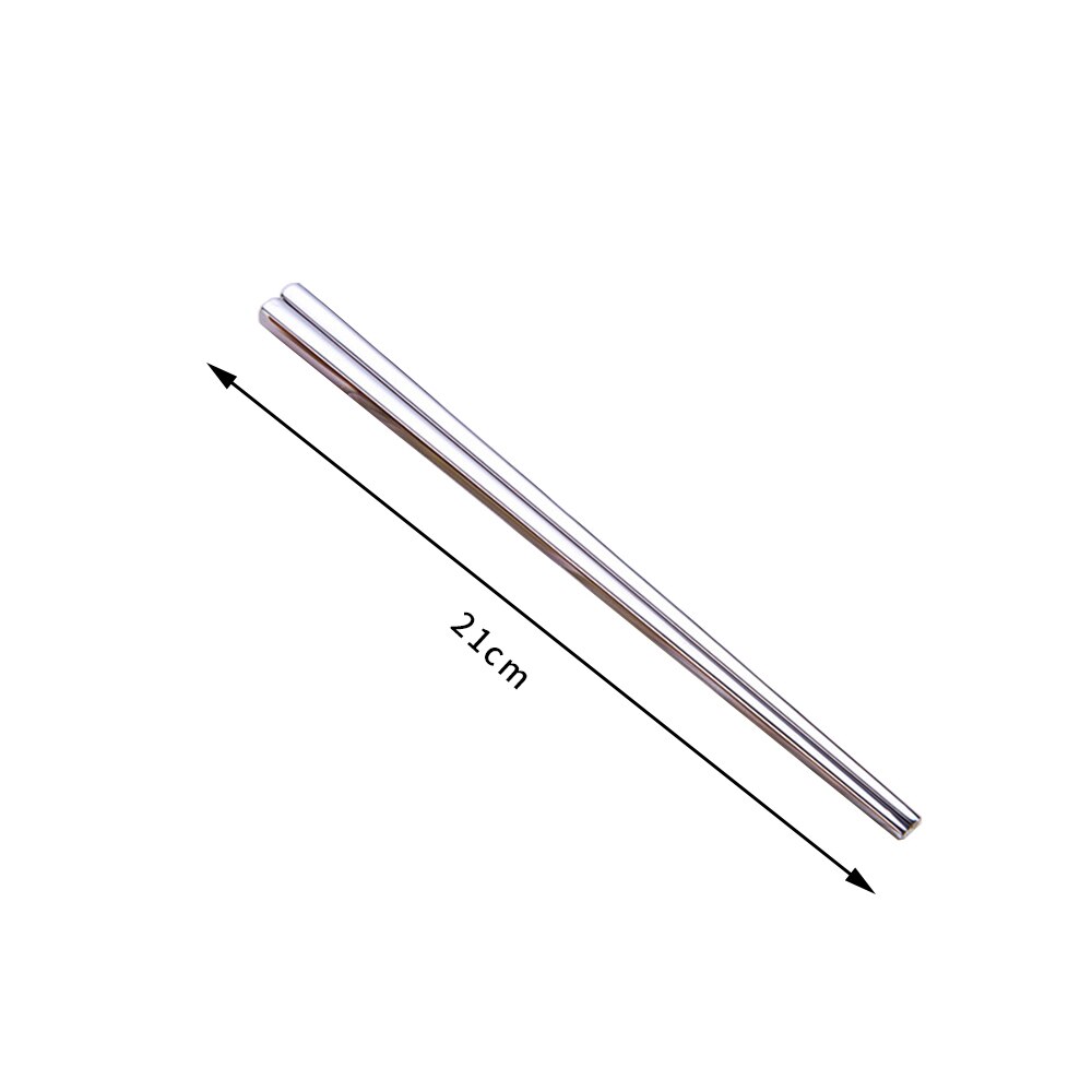 1 Pair Extra Long 38.8 cm Cooking Chopsticks Pot Chopsticks Frying Noodle Chopsticks Stainless Steel Chinese Chop Sticks: 21cm