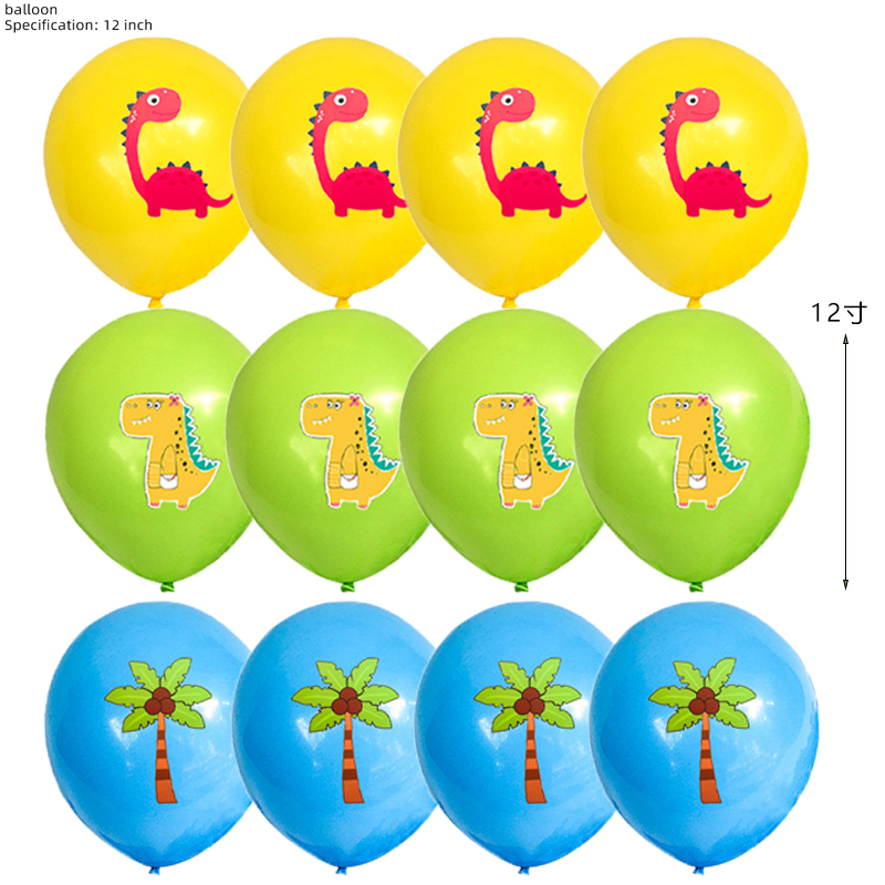 Cute Cartoon Dinosaur Cake Topper Dino Roar One 1st Birthday Dinosaur Cake Decor Jungle Safari Kids Jurassic World Supplies