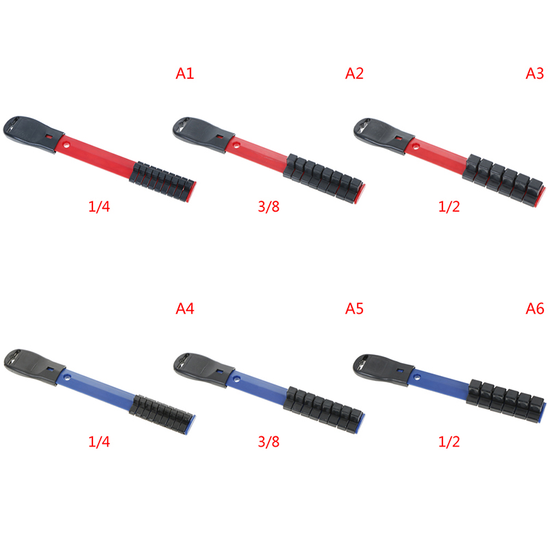 1Pcs 1/4" 3/8" 1/2" Smart Drive Socket Tray Rail Rack Storage Holder Organizer Tool Plastic