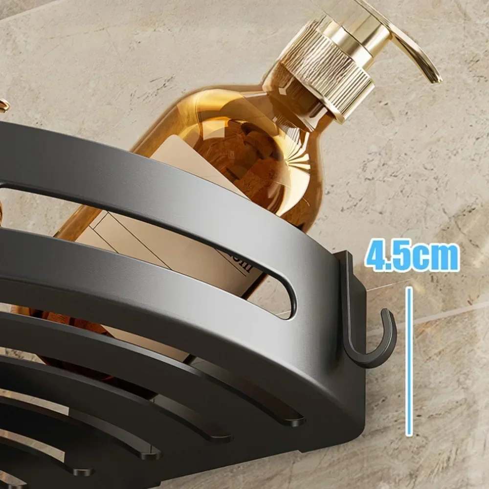 Soporte para champú para baño, estantes adhesivos para ducha, almacenamiento sin taladro, soporte para toallas esquineras, estantes para Baño, 3/2/1 Uds.
